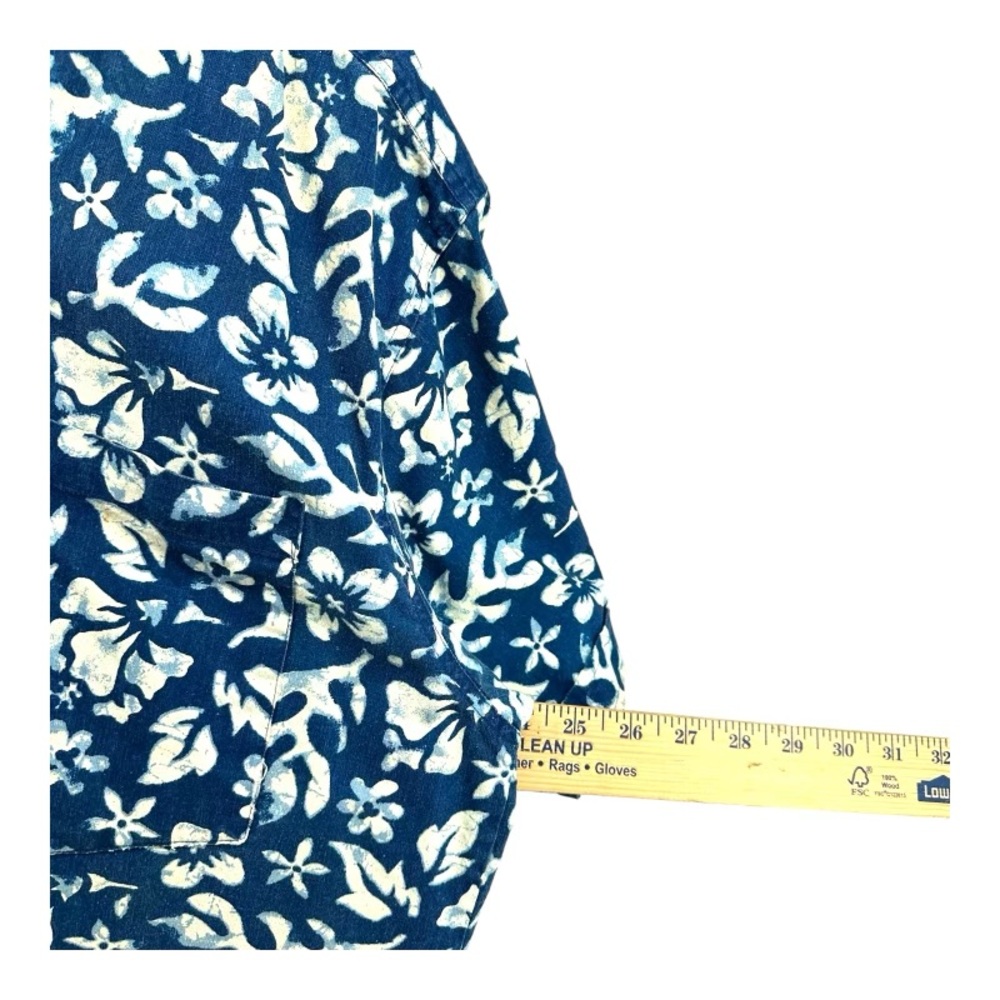 McGregor Men’s L Large VTG 80’s Cotton Blue SS Button Shirt Hawaiian‎ Vintage - Picture 11 of 12